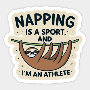 Napping Sticker